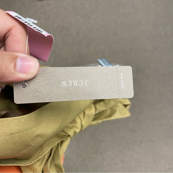 J. Crew Tan High Waist Women's Shorts with Bow - Picture 5 of 6